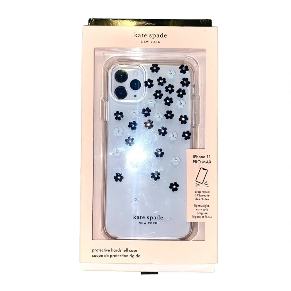 NWT Kate Spade New York Scattered Flowers iPhone 11 Pro Max Clear Floral Case